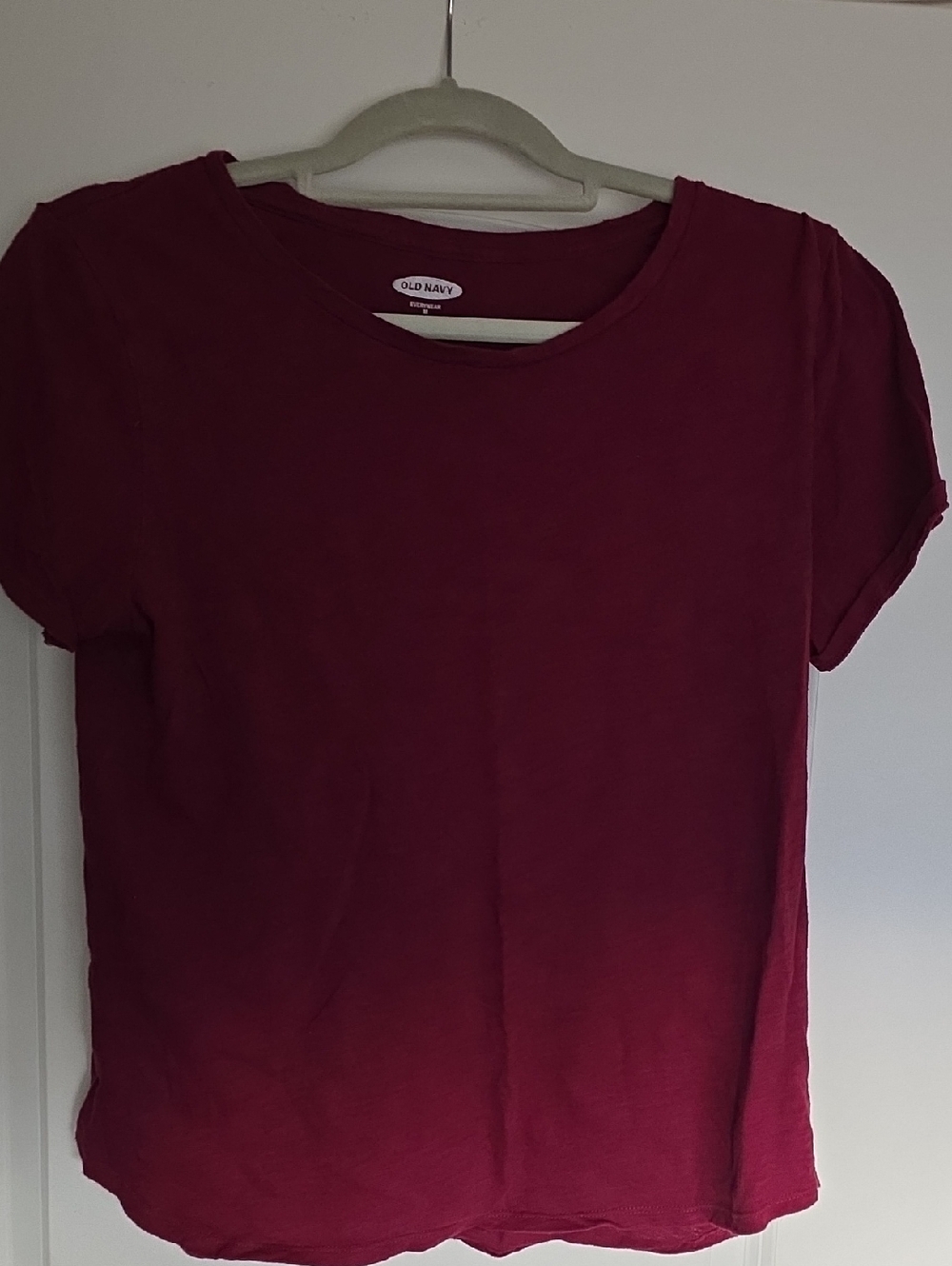 Old Navy Short Sleeve Crewneck Top - Wine